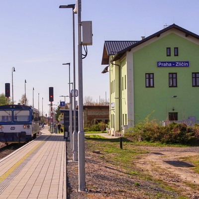 Train station Prague - Zličín
